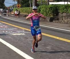 runner making a heart symbol