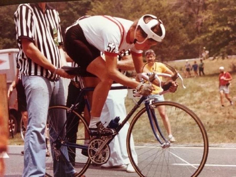 Woman Racing Bicycles