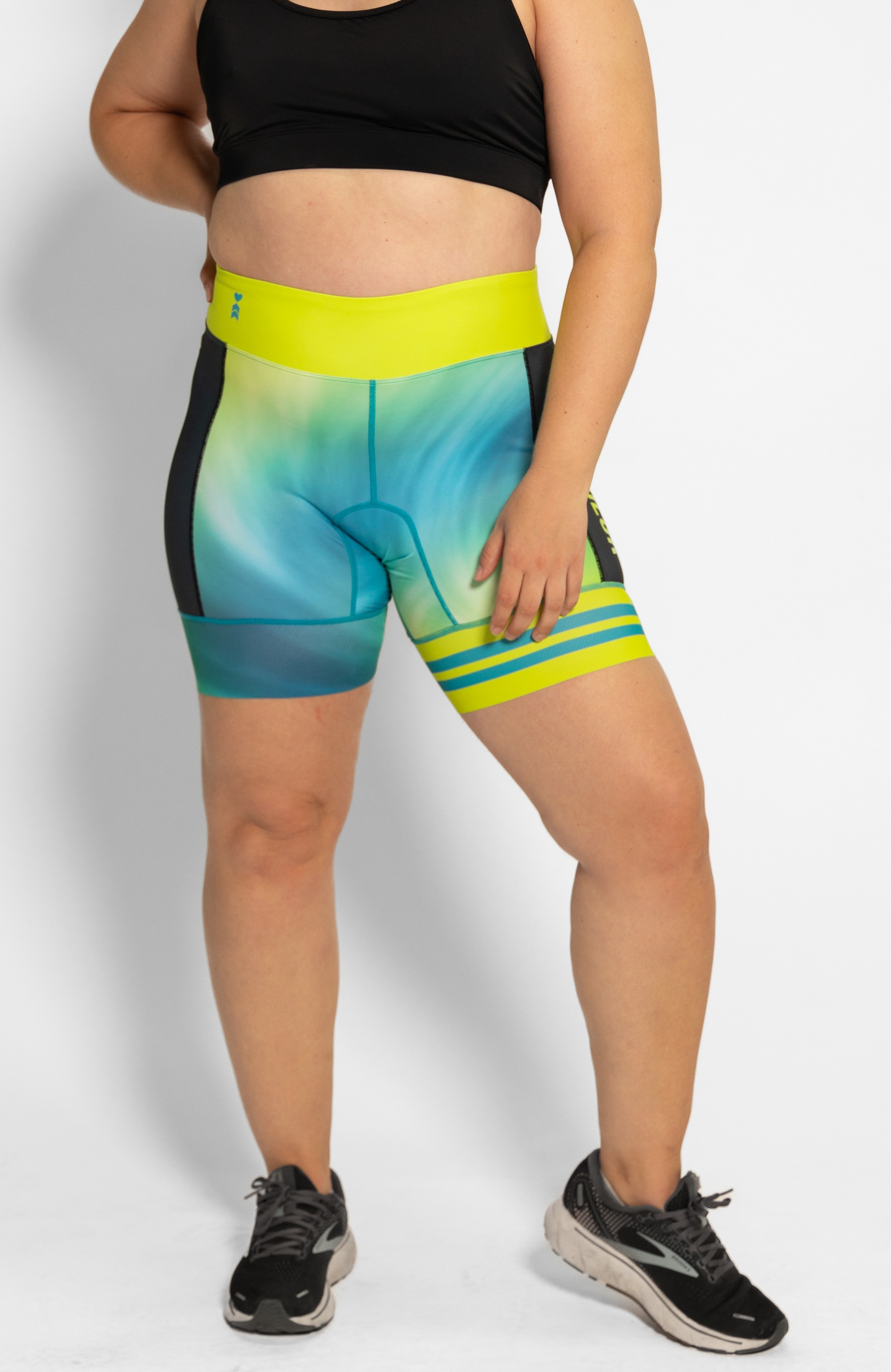 Coeur Sports 5 inch Powerband Tri Short Aurora Women's 5" Triathlon Shorts