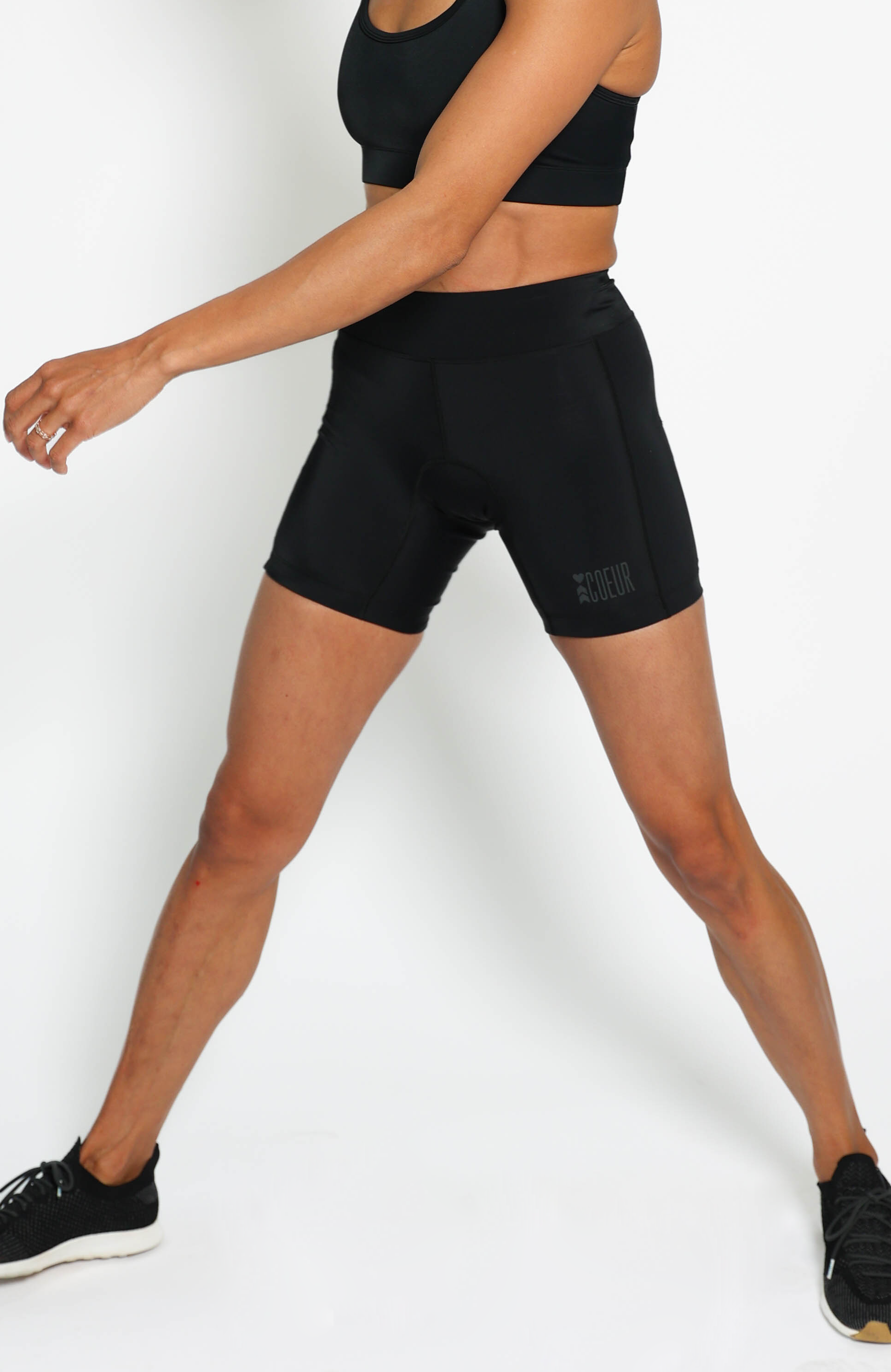 Coeur Sports 5 Inch Tri Short Classic Little Black 5" Triathlon Shorts