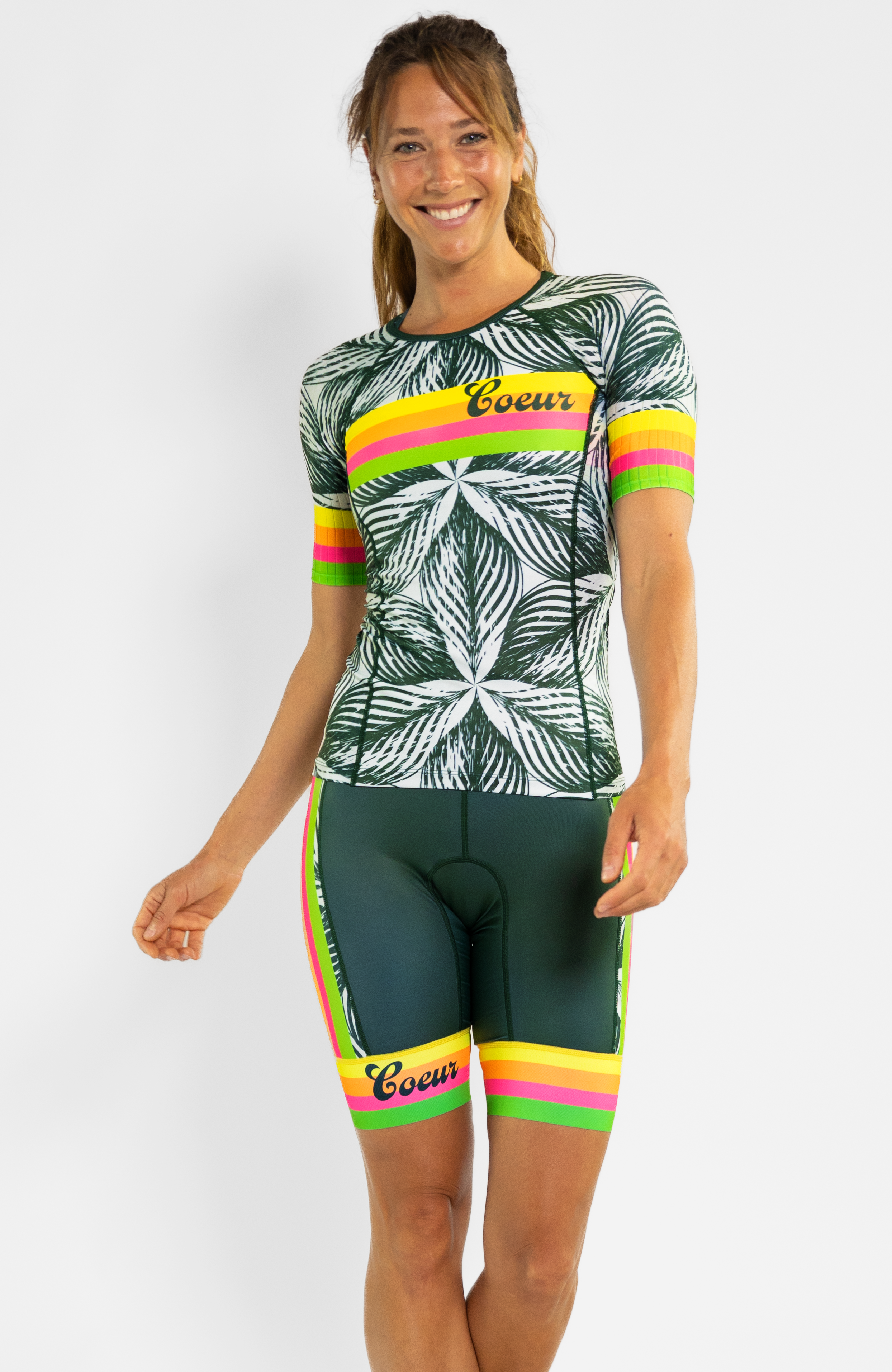 Coeur Sports Aero Tri Top Kanoa Women's Sleeved No Zip Triathlon Aero Top