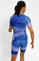 Coeur Sports Aero Tri Top Meteor Shower Women's Sleeved No Zip Triathlon Aero Top