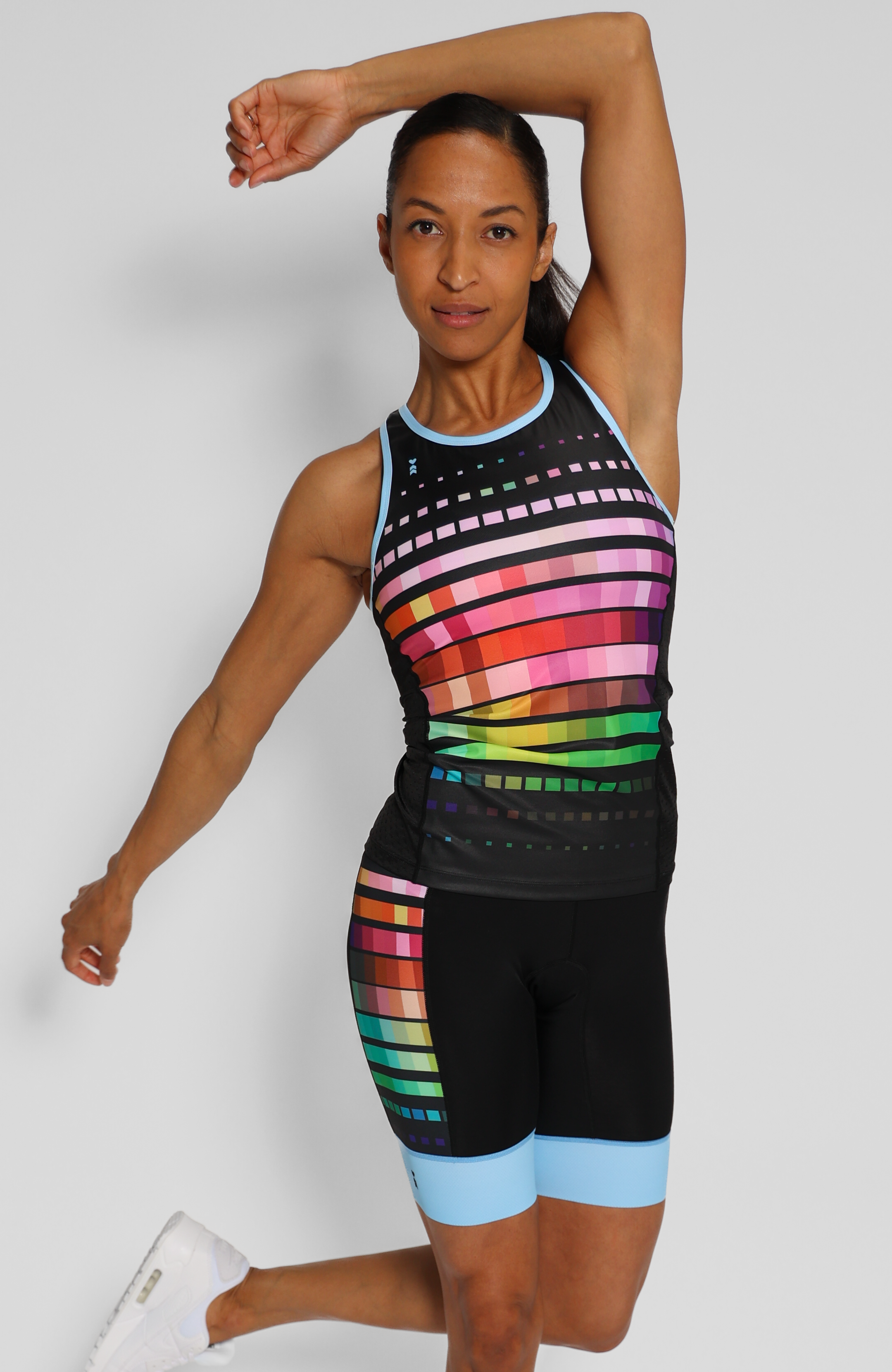 Coeur Sports Braless Tri Tank Cyberchic Women's Braless Triathlon Tank