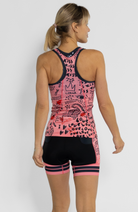 Coeur Sports Braless Tri Tank Love Bomb Women's Braless Triathlon Tank