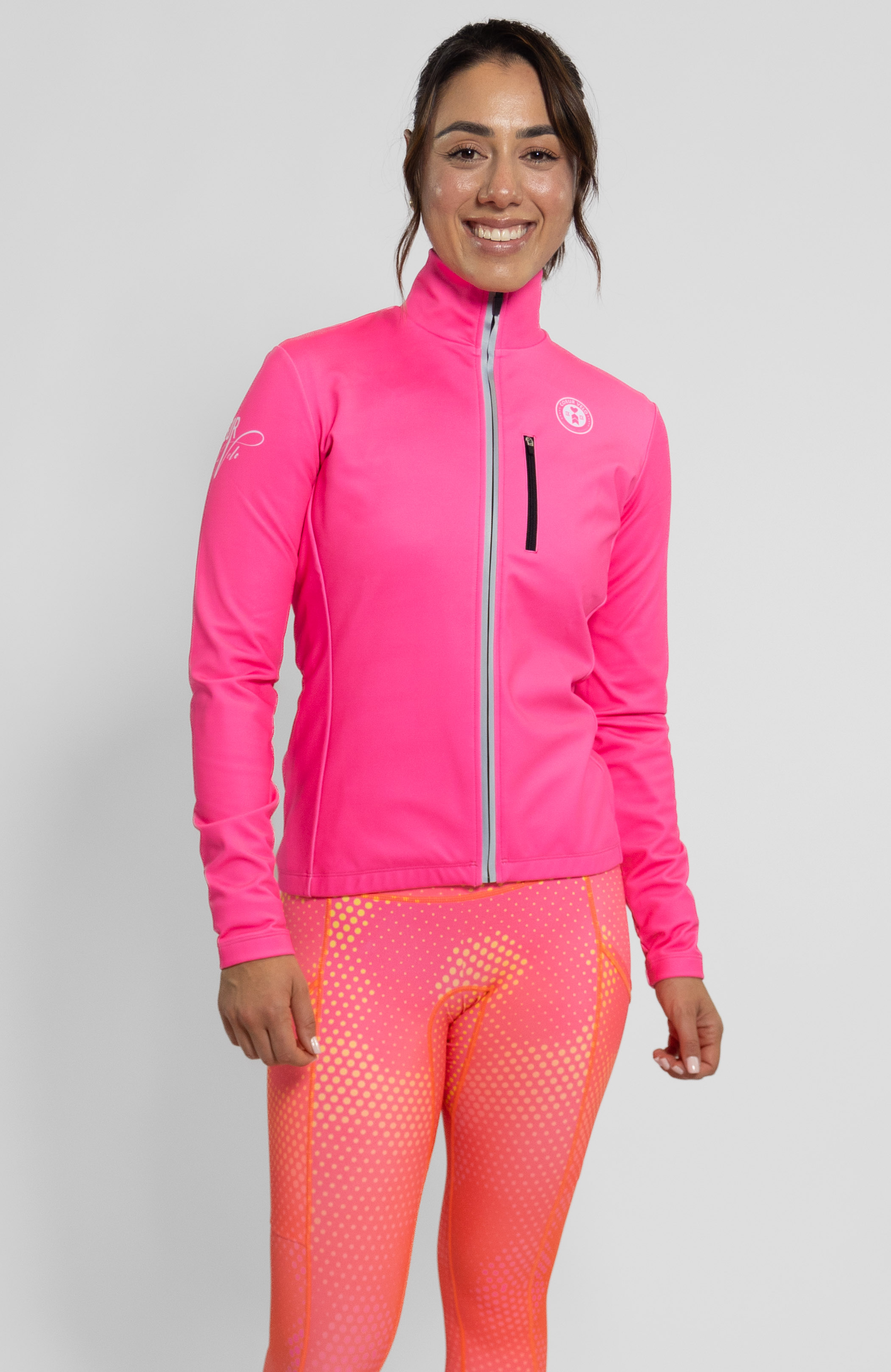 Coeur Sports Cycling Jacket Bubblegum Thermal Jacket