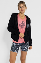 Coeur Sports Hoodie Love Bomb Zip Up Hoodie