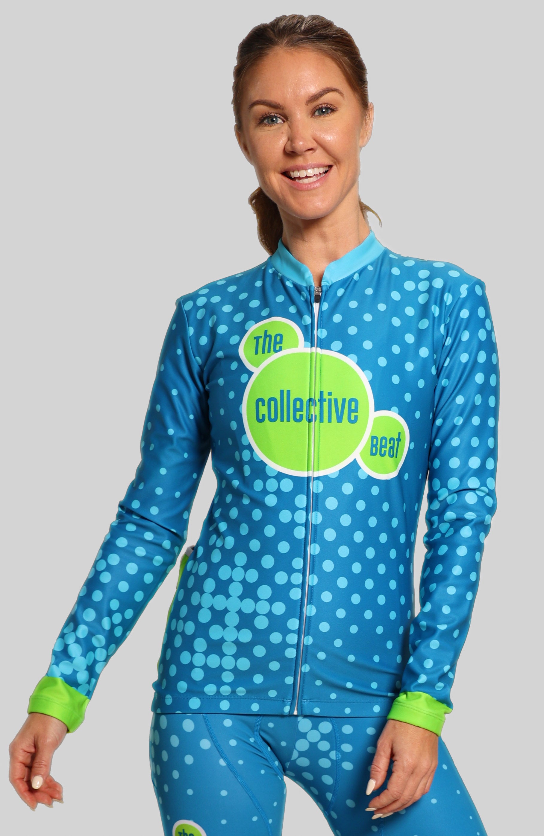 Coeur Sports Long Sleeve Cycling Jersey Collective Beat 23 Women's Long Sleeve Thermal Jersey