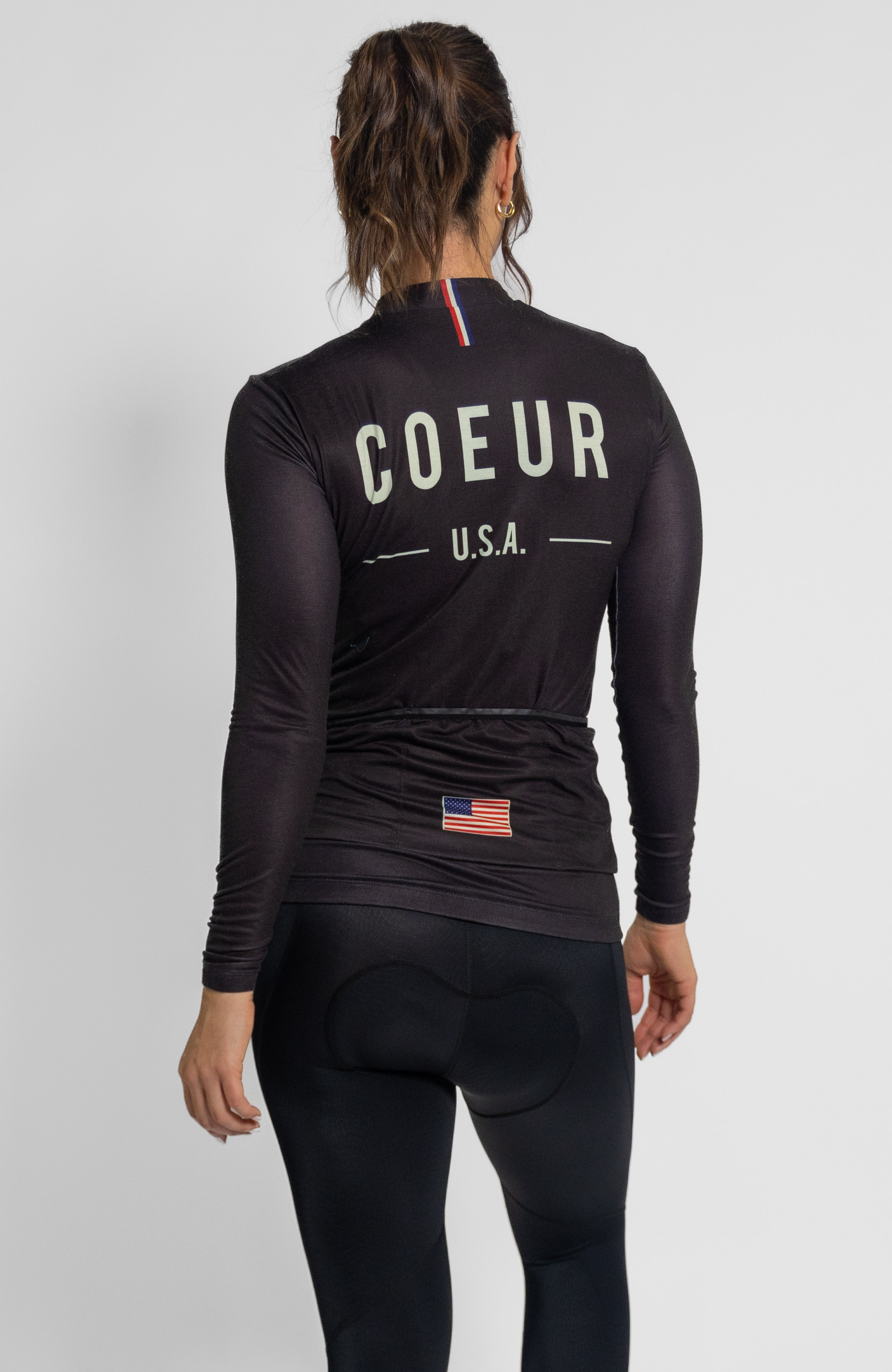 Coeur Sports Merino Wool Jersey Coeur USA Merino Wool Jersey