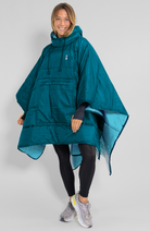 Coeur Sports Poncho ONE SIZE / Teal Snuggly Puffer Poncho