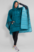 Coeur Sports Poncho ONE SIZE / Teal Snuggly Puffer Poncho