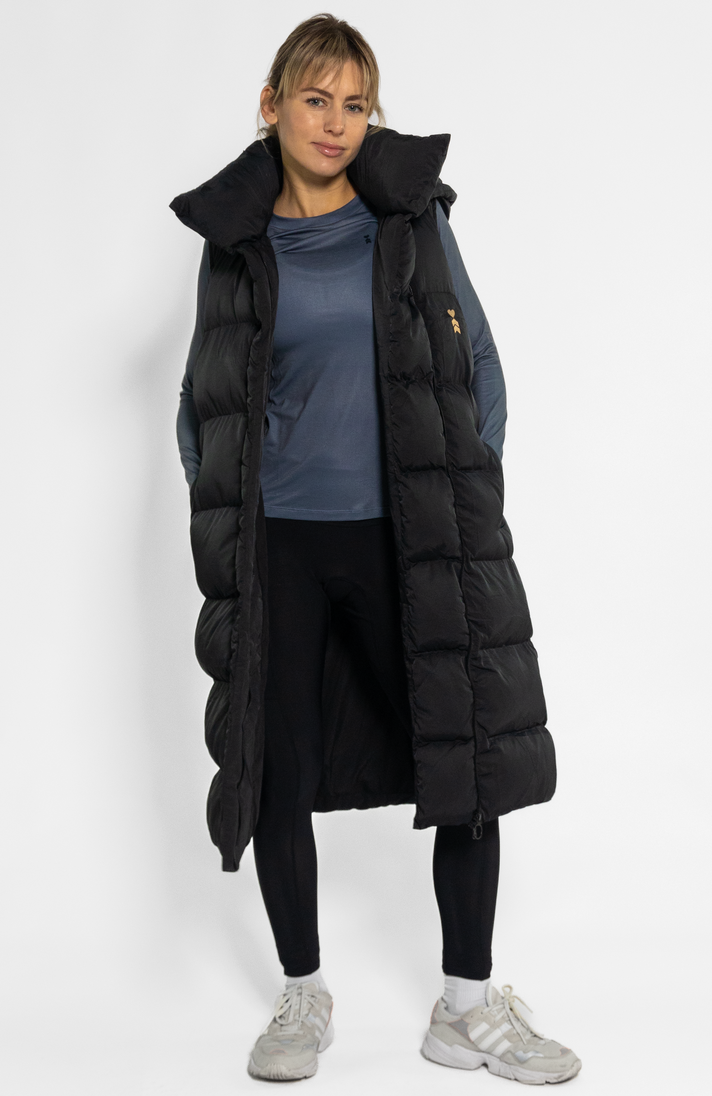 Coeur Sports Puffy Vest Long Puffer Vest