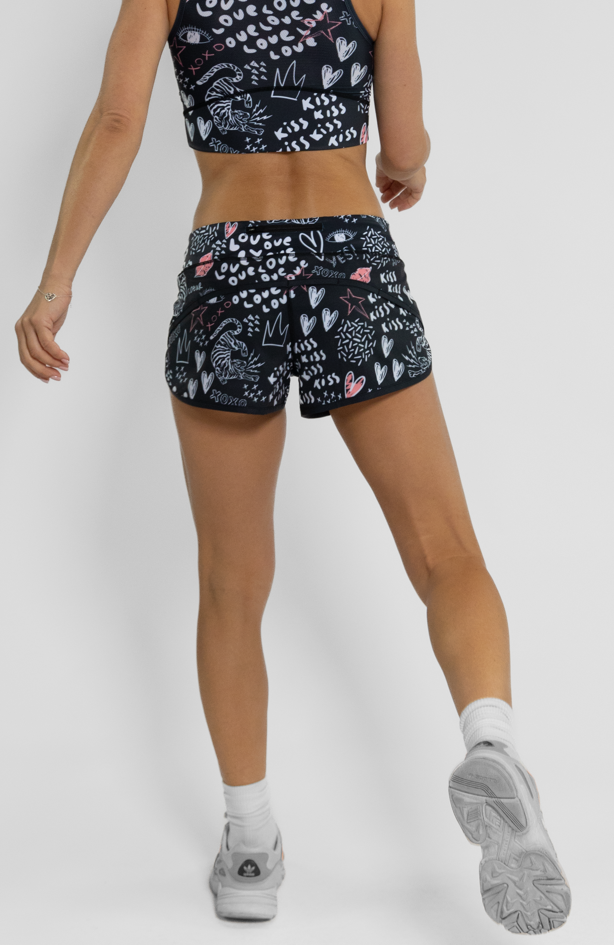 Coeur Sports Run Short Love Bomb Women's Running Shorts