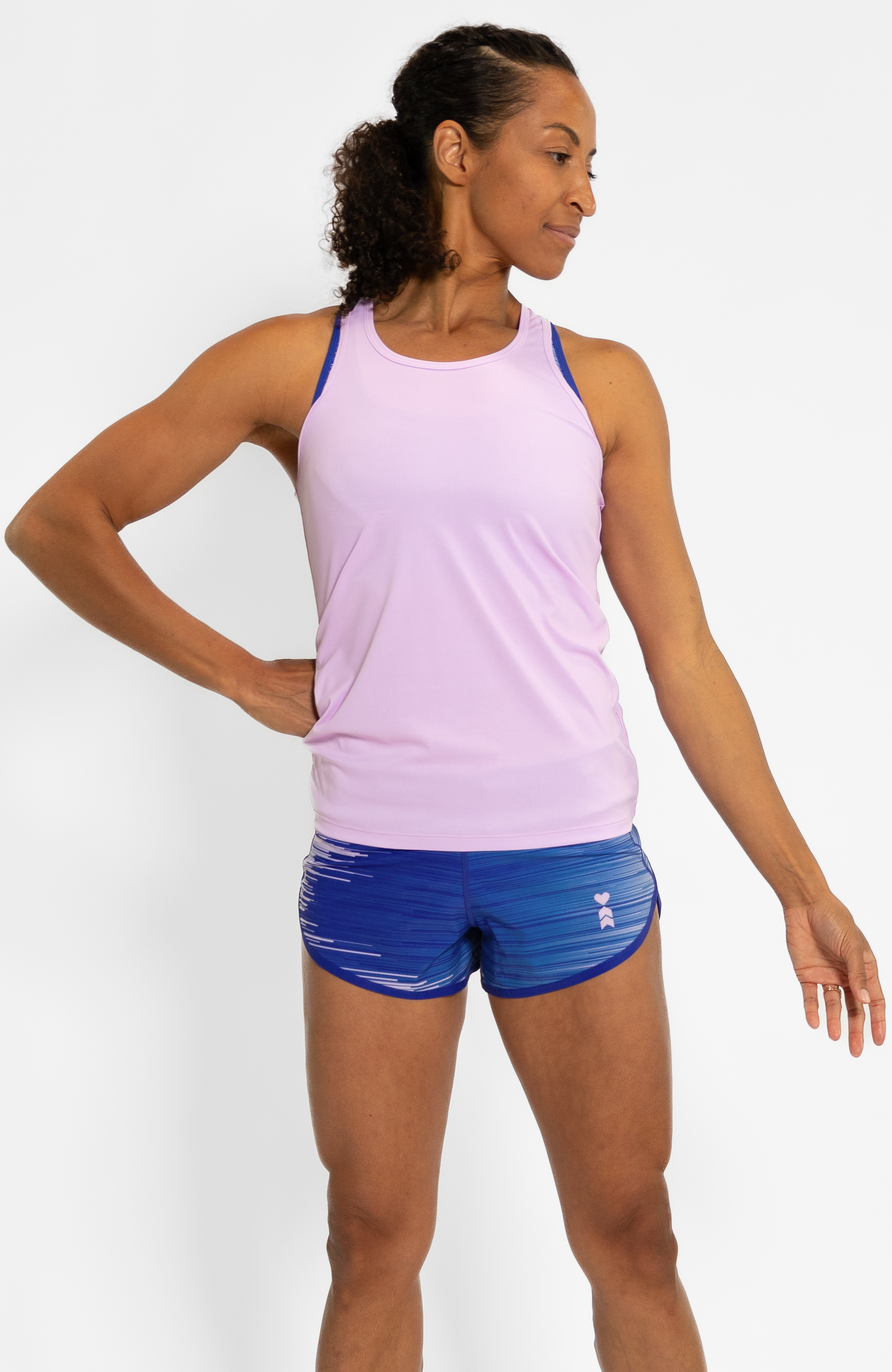 Coeur Sports Run Tank Meteor Shower Women's Running Tank