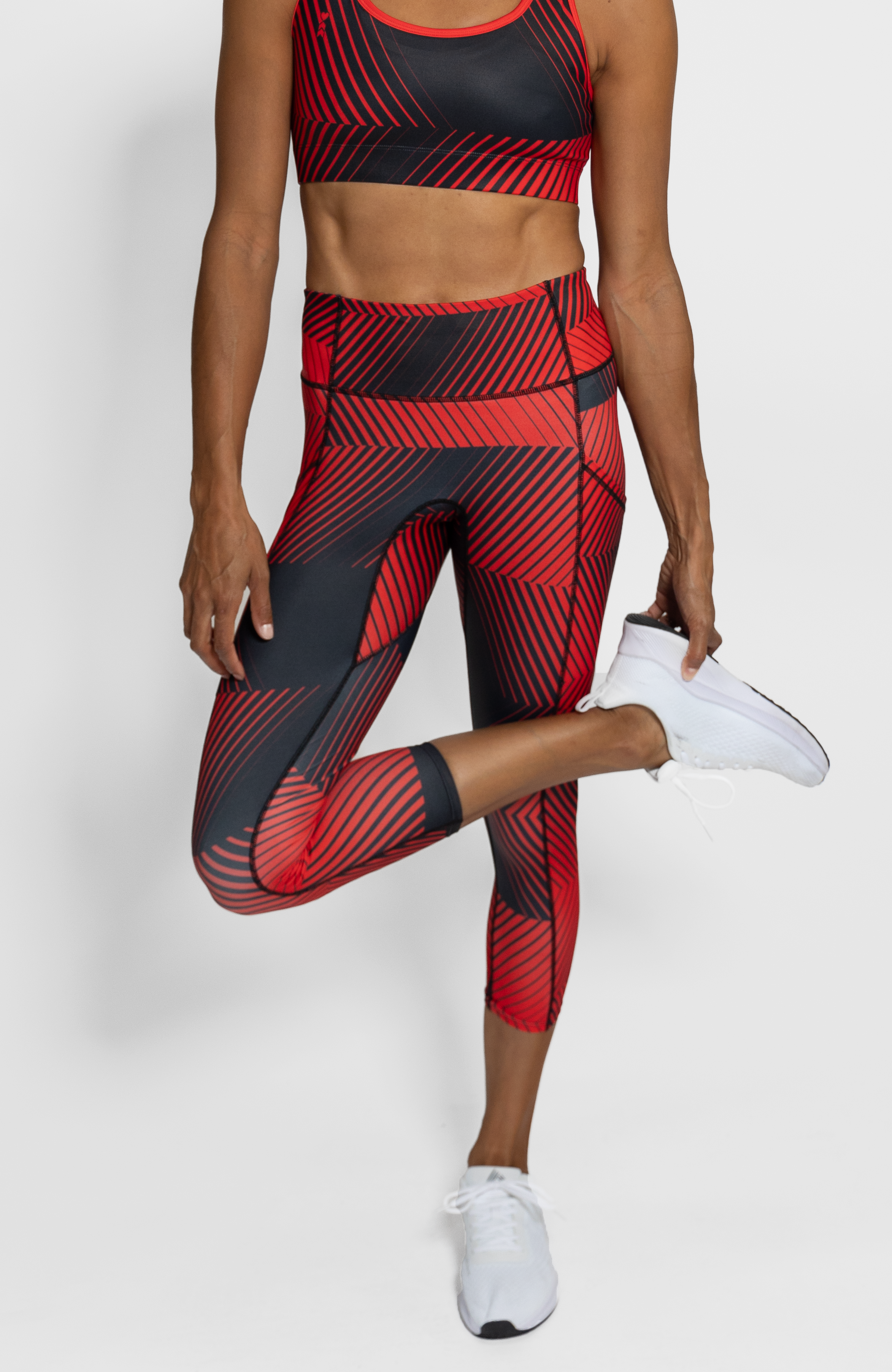 Coeur Sports Run Tights Agate Performance 7/8 Running Tights