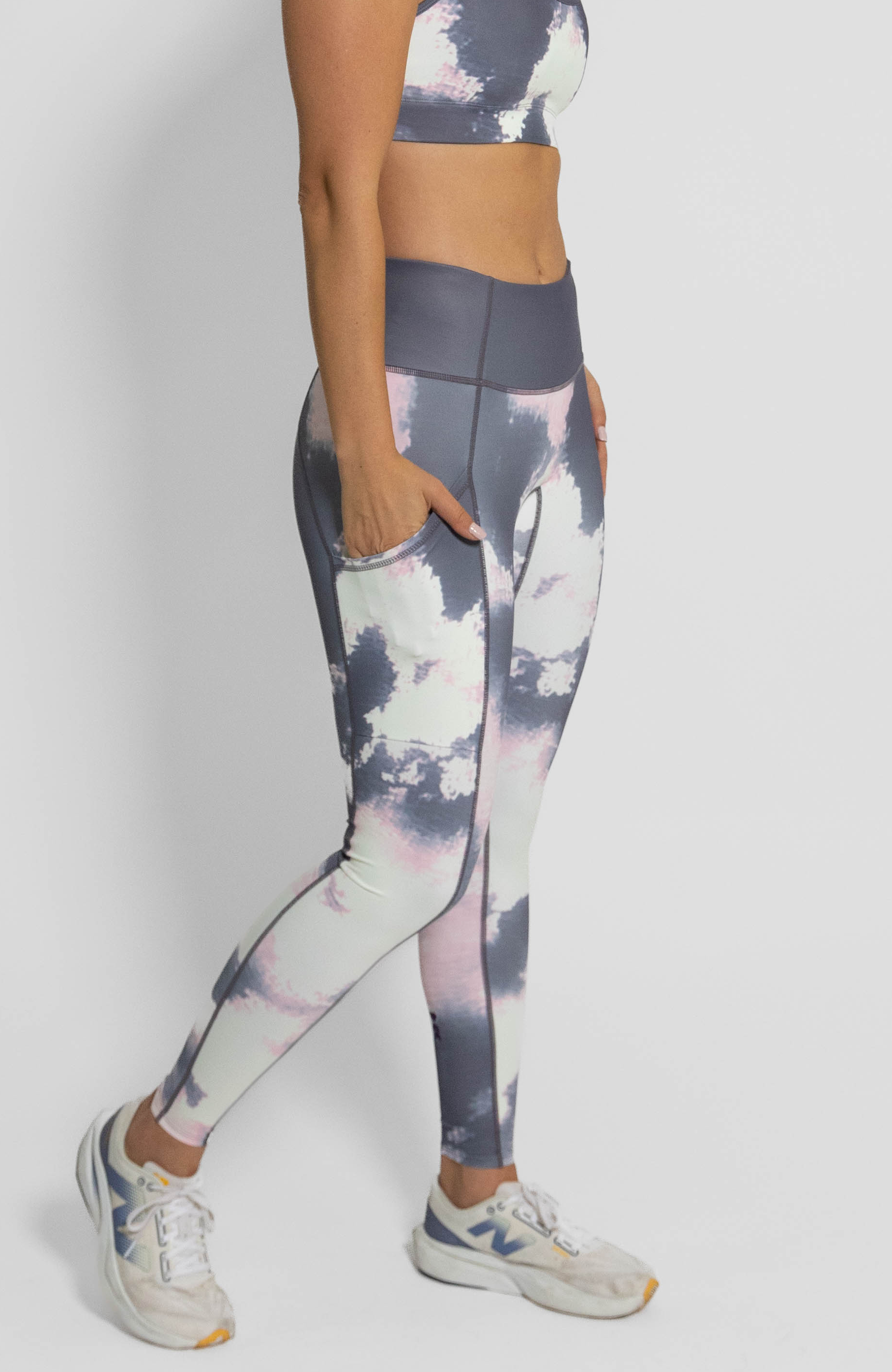 Coeur Sports Run Tights Dappled Performance Running Tights