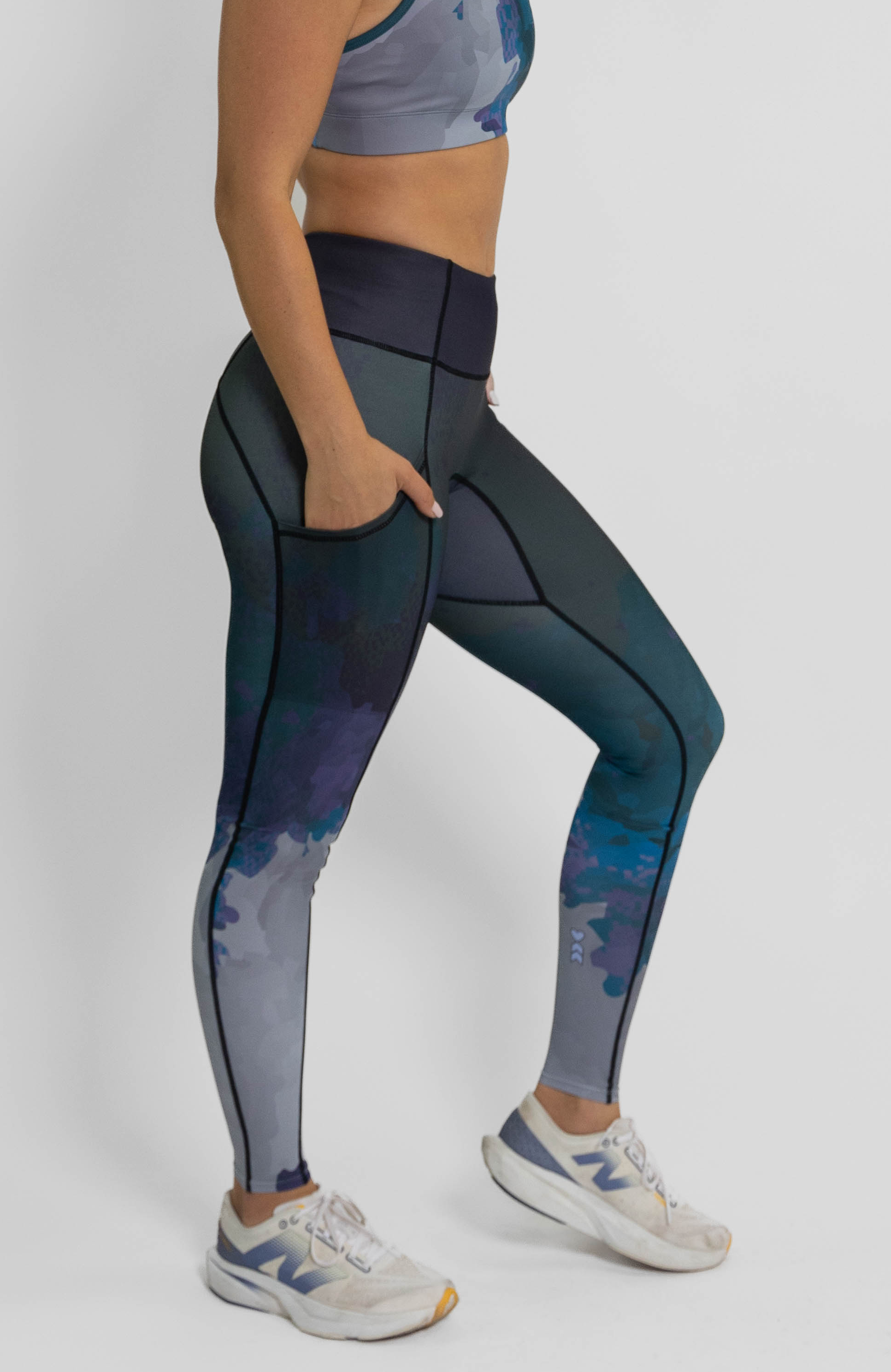 Coeur Sports Run Tights Dusk Performance Running Tights