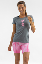 Coeur Sports Tee Positive Vibes, Negative Splits Tee