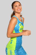 Coeur Sports Tri Tank Collective Beat 23  Women's Triathlon Tank With Shelf Bra