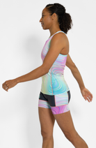 Coeur Sports Tri Tank Pura Vida Women's Triathlon Tank with Shelf Bra