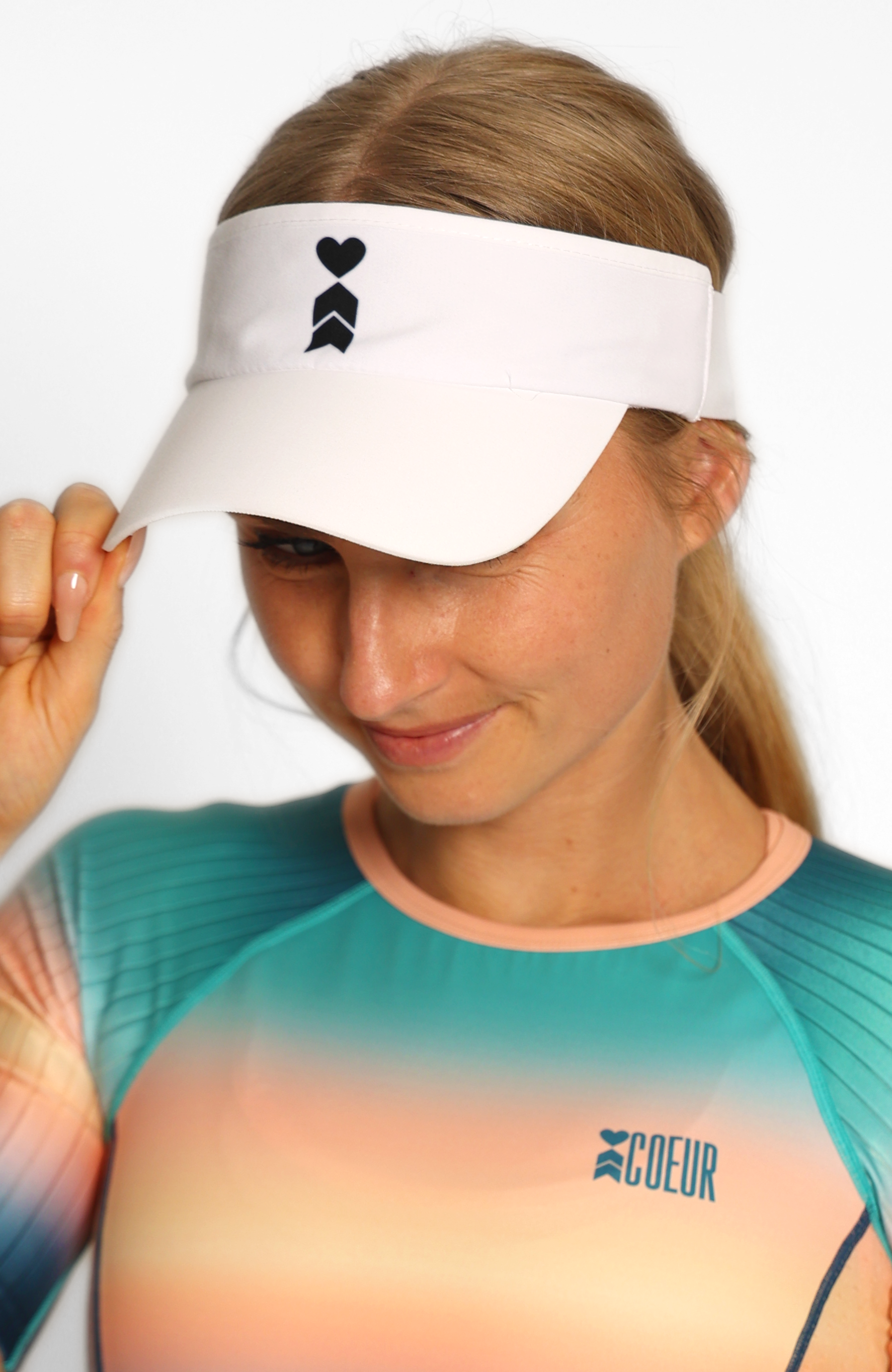 Coeur Sports Visor ONE SIZE / White White Coeur Visor