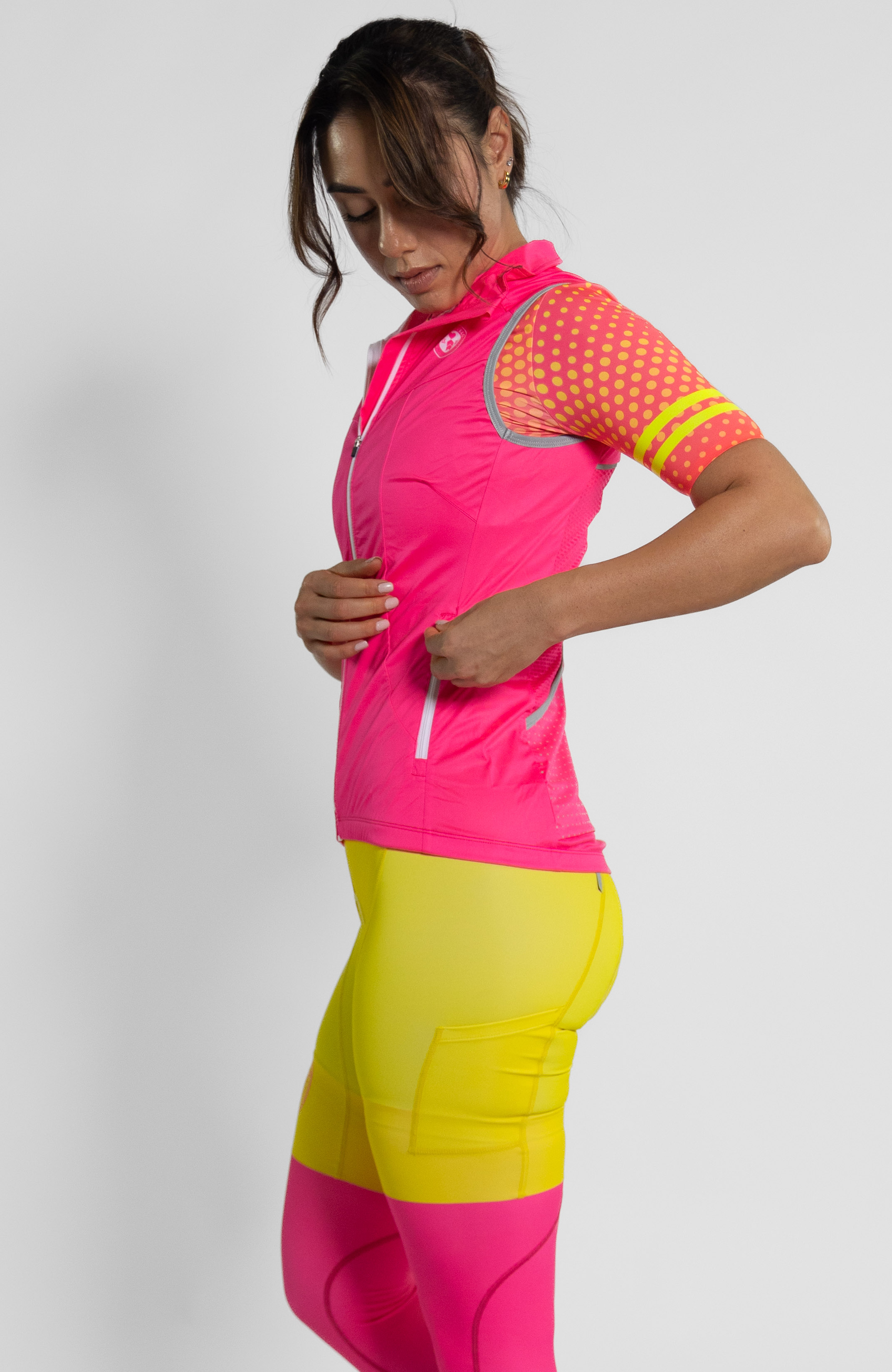 Coeur Sports Wind Vest Bubblegum Wind Vest