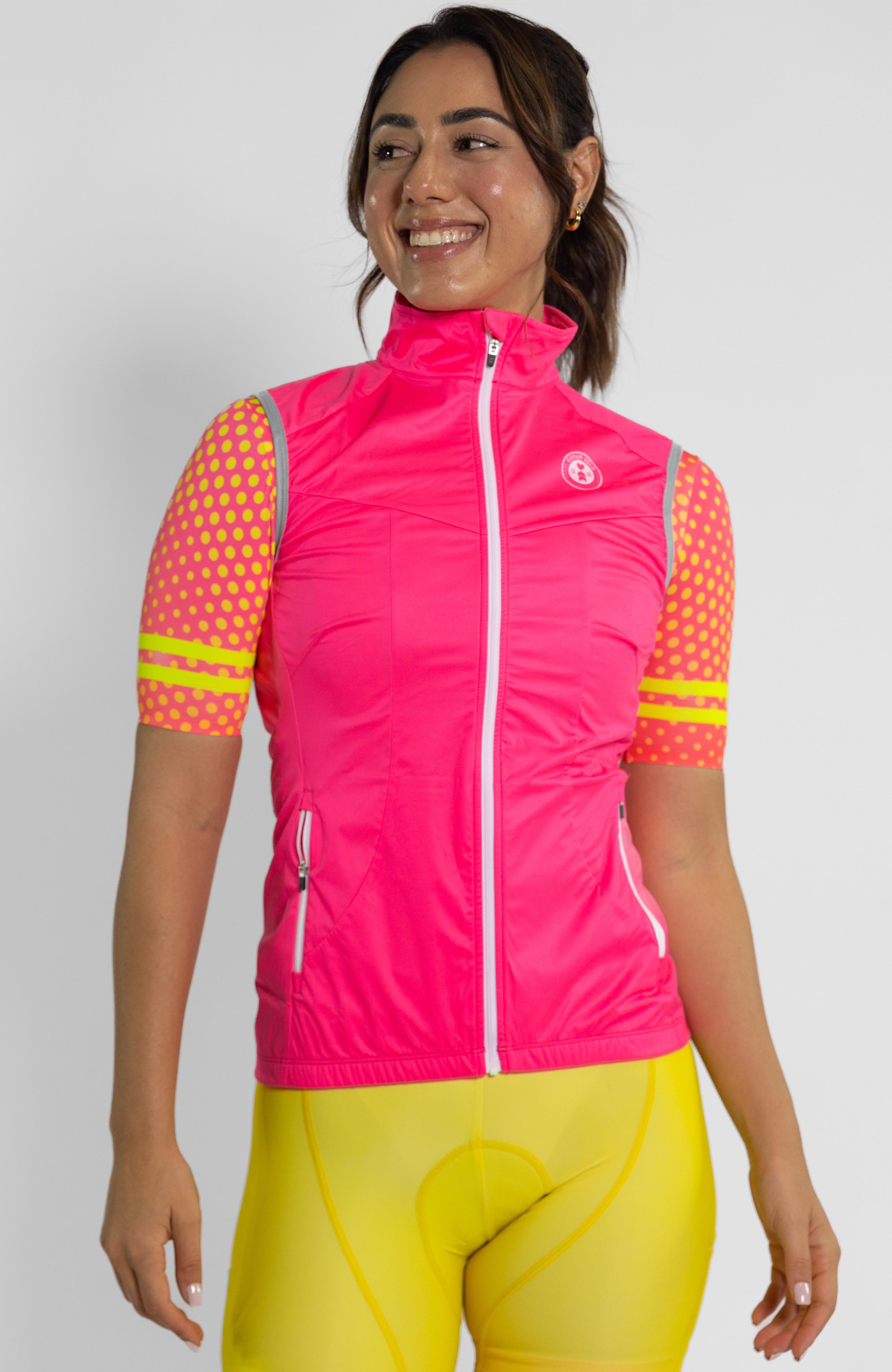 Coeur Sports Wind Vest Bubblegum Wind Vest