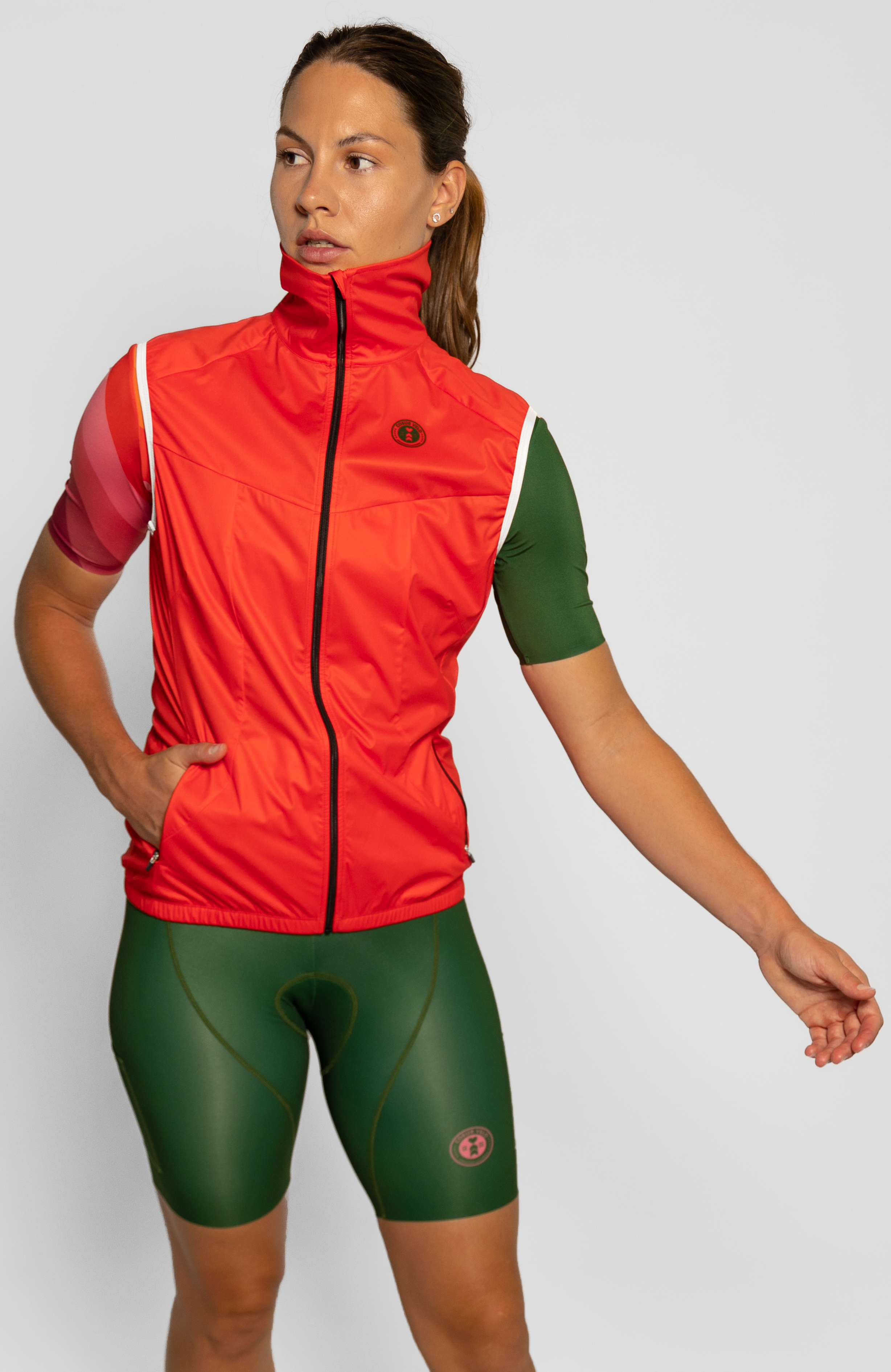 Coeur Sports Wind Vest Forest Wind Vest