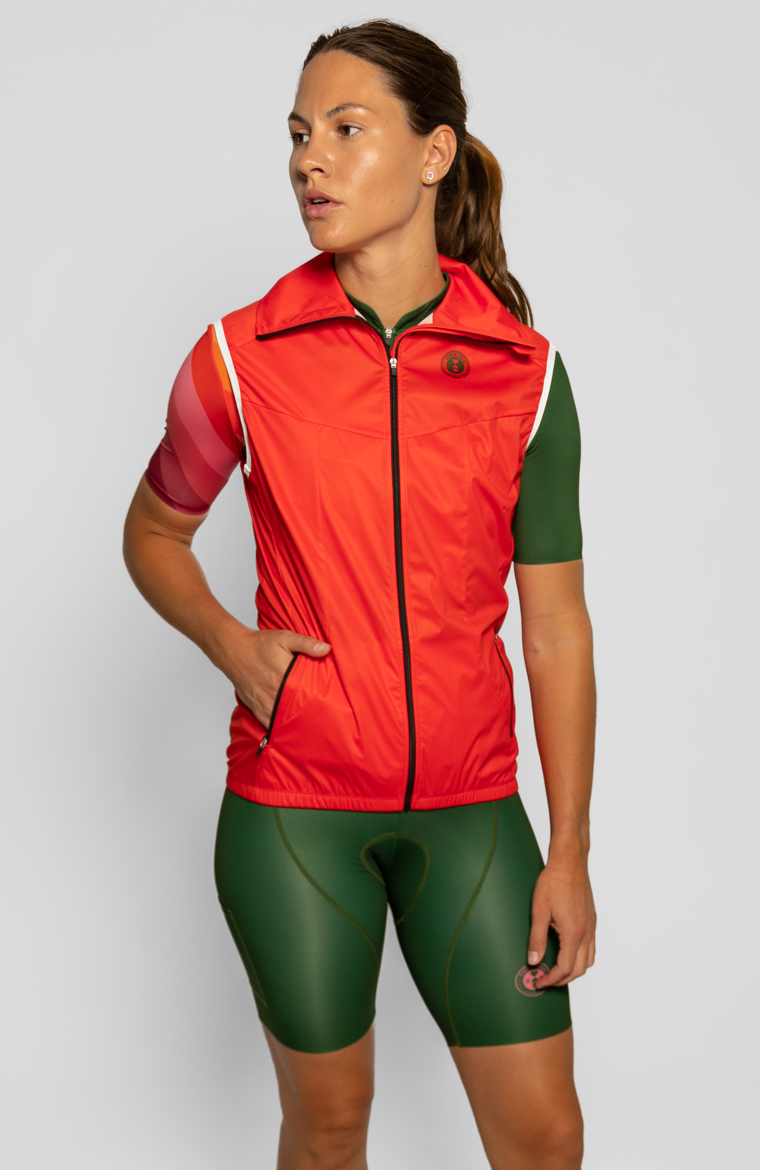 Coeur Sports Wind Vest Forest Wind Vest