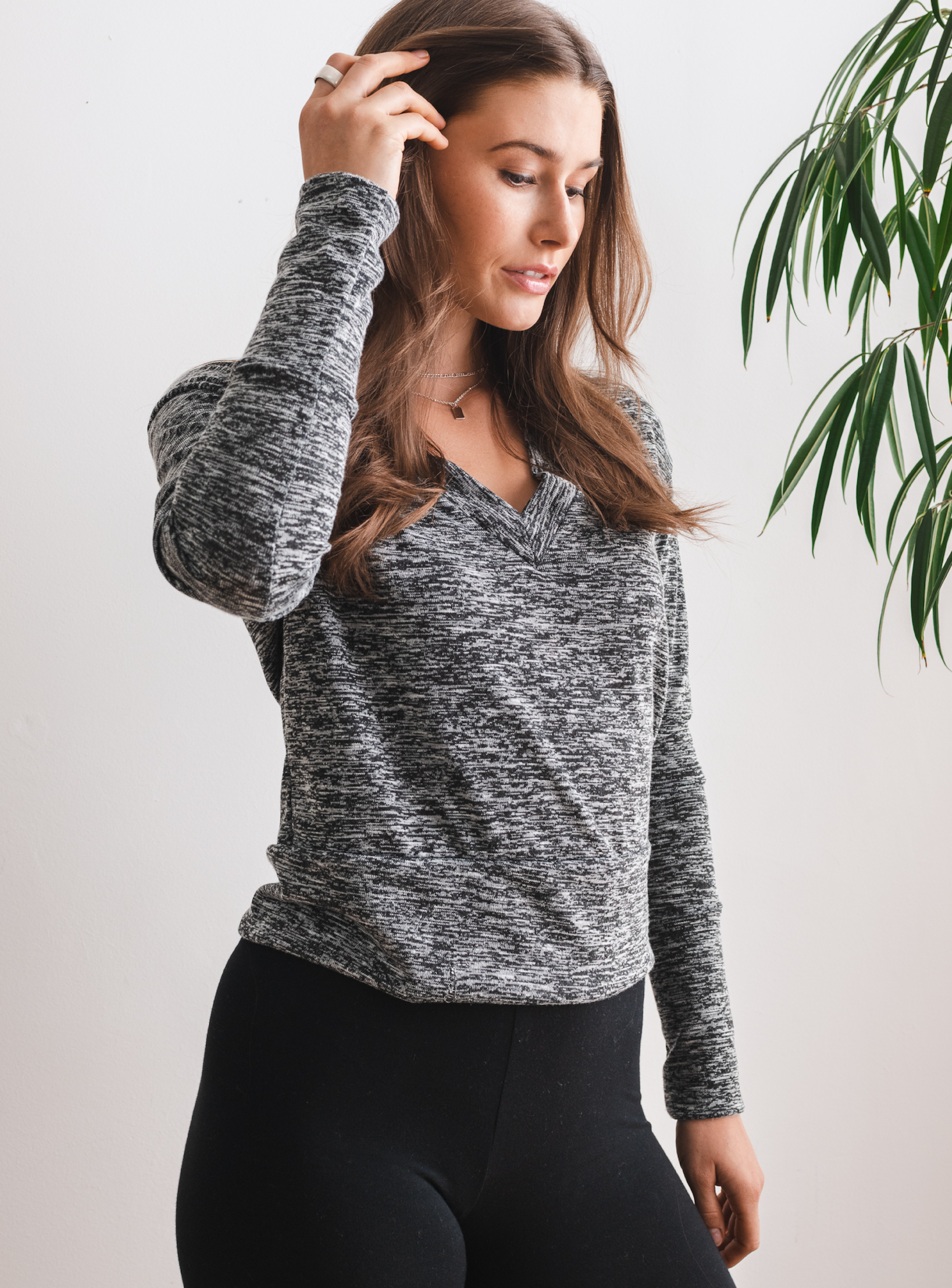 Nuzzle Clothing Nest Sweater - Raincloud