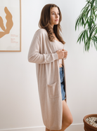 Nuzzle Clothing Shirts & Tops Wrap Duster